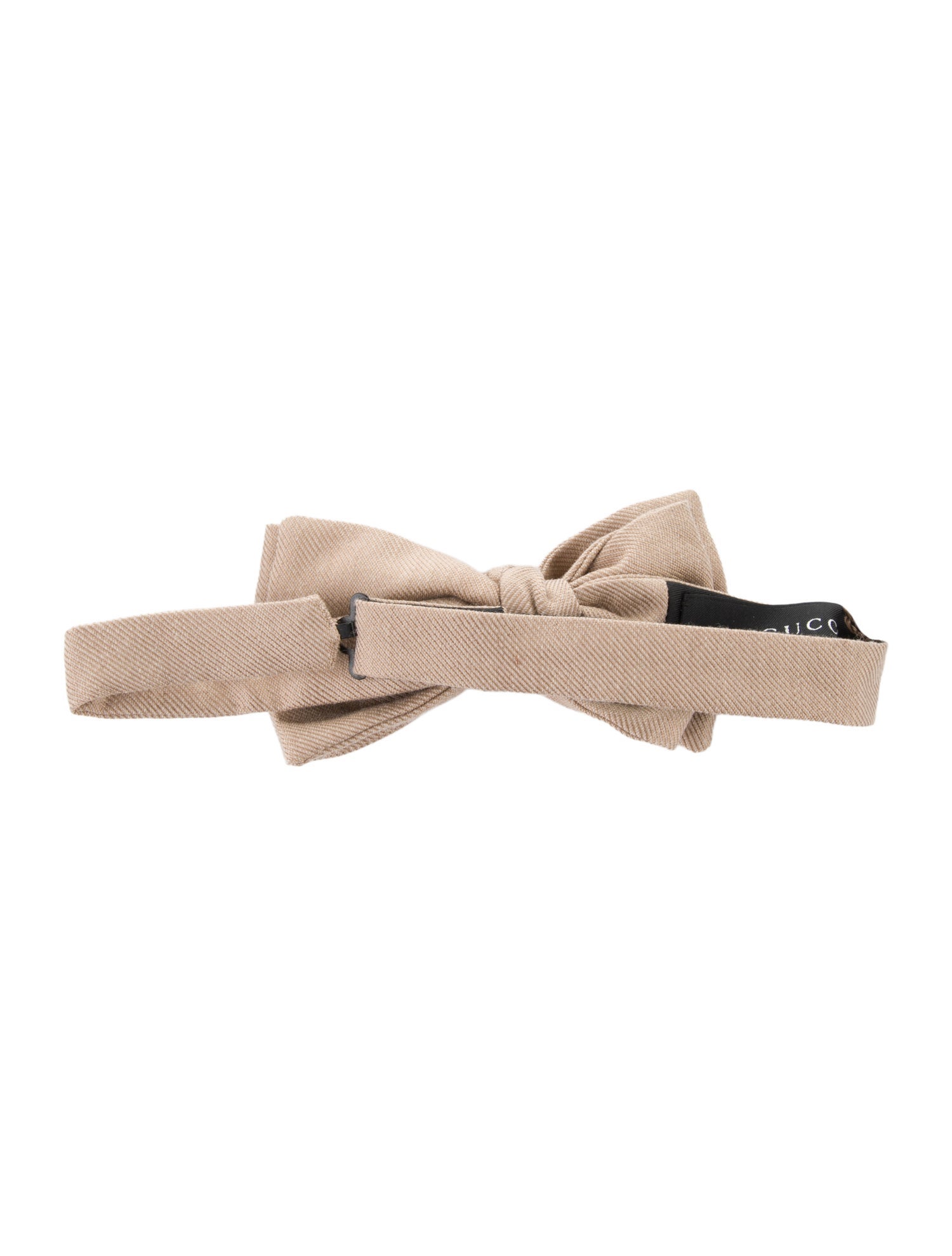 Gucci Solid Bow Tie w/ Tags