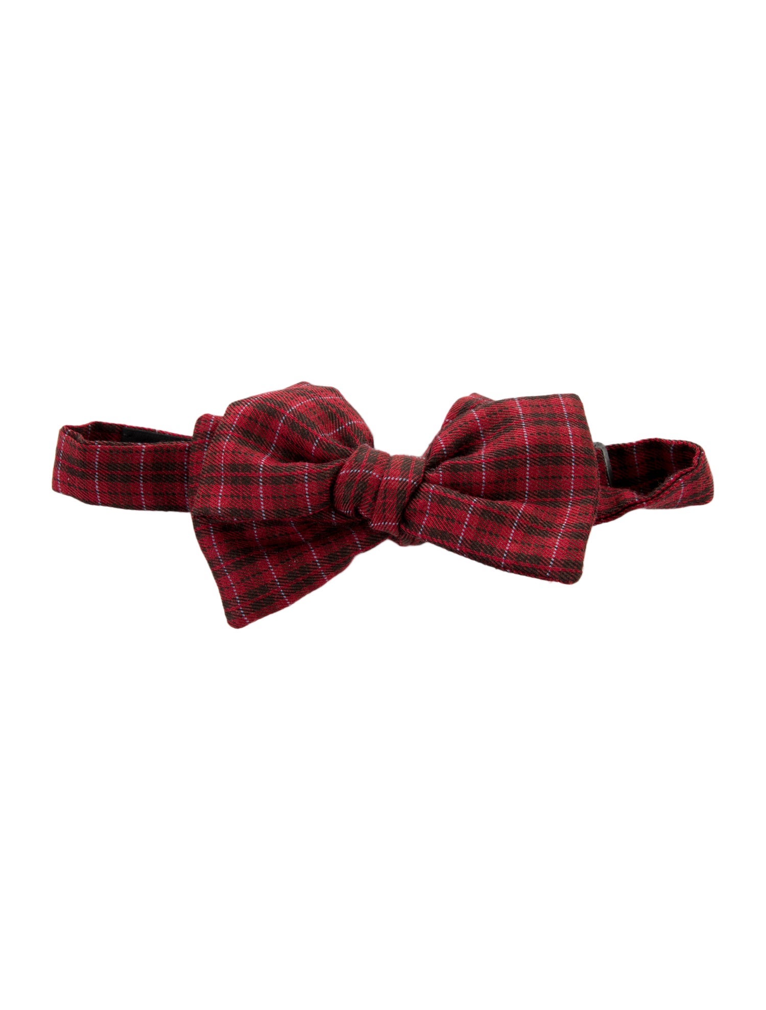 Gucci Plaid Bow Tie