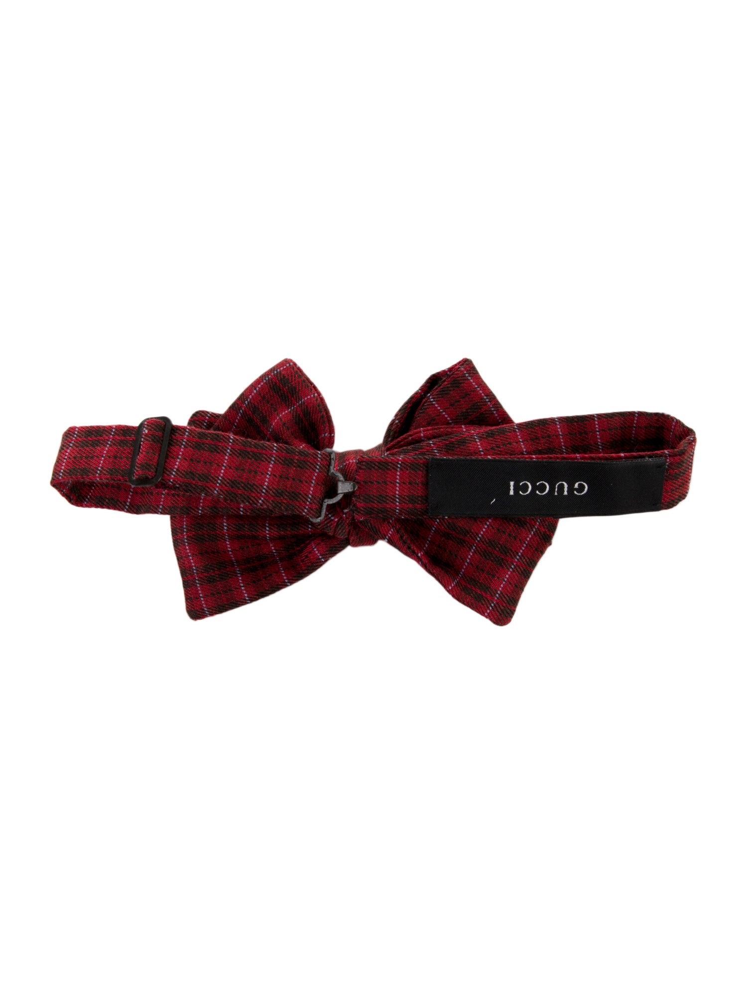 Gucci Plaid Bow Tie