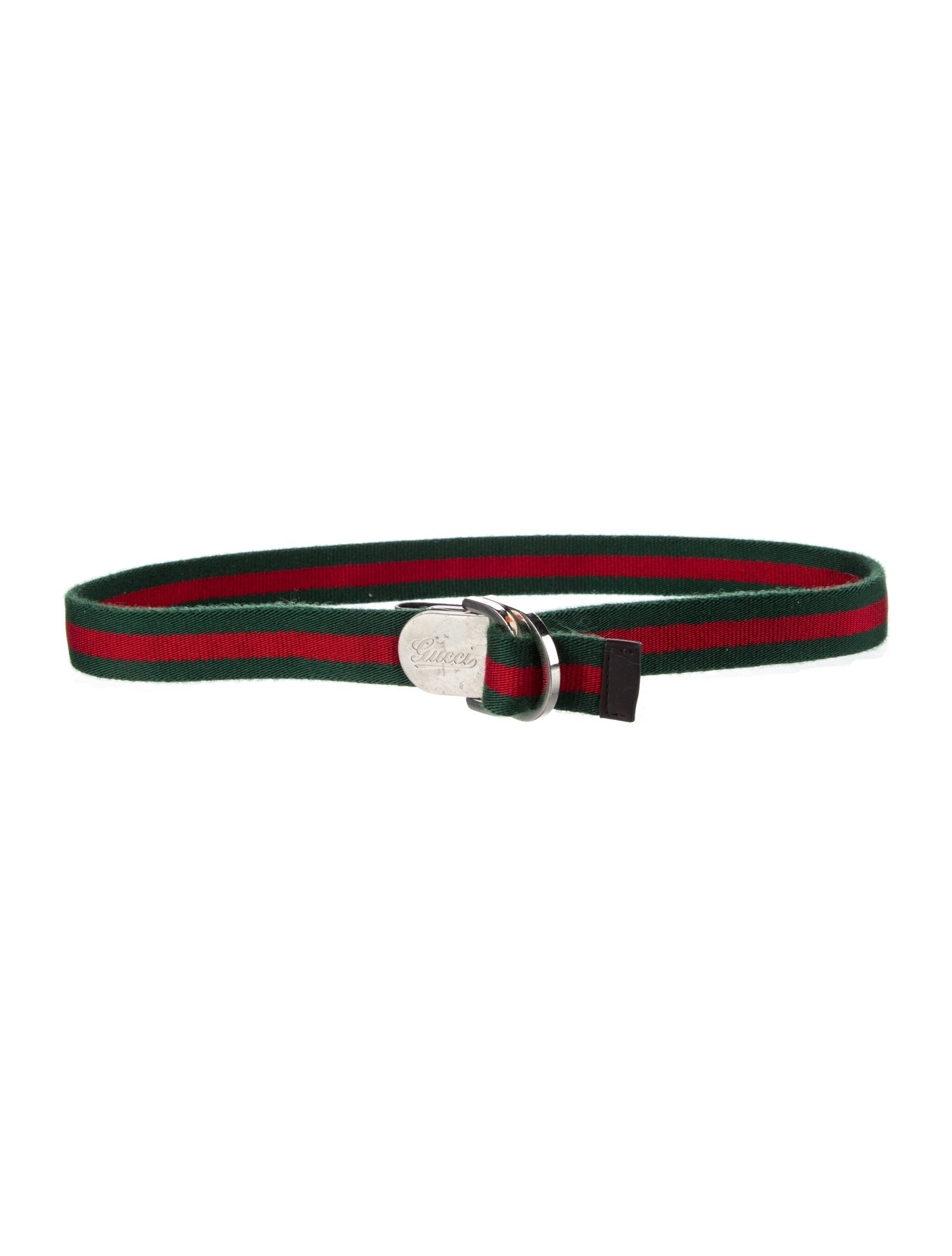 Gucci Web Printed Belt