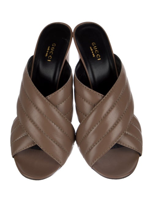 Gucci Leather Slides