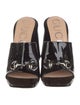 Gucci Patent Leather Slides