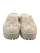 Gucci Rubber Printed Mules