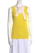 Gucci Tie Neck Sleeveless Top