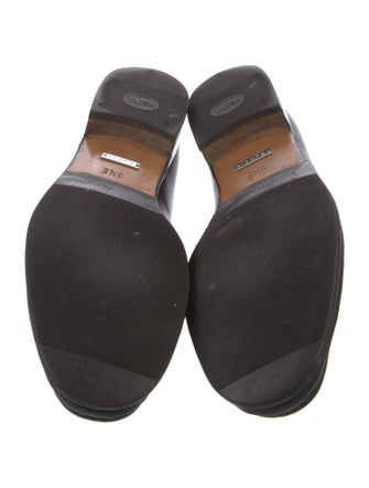 Gucci Horsebit Accent Leather Loafers