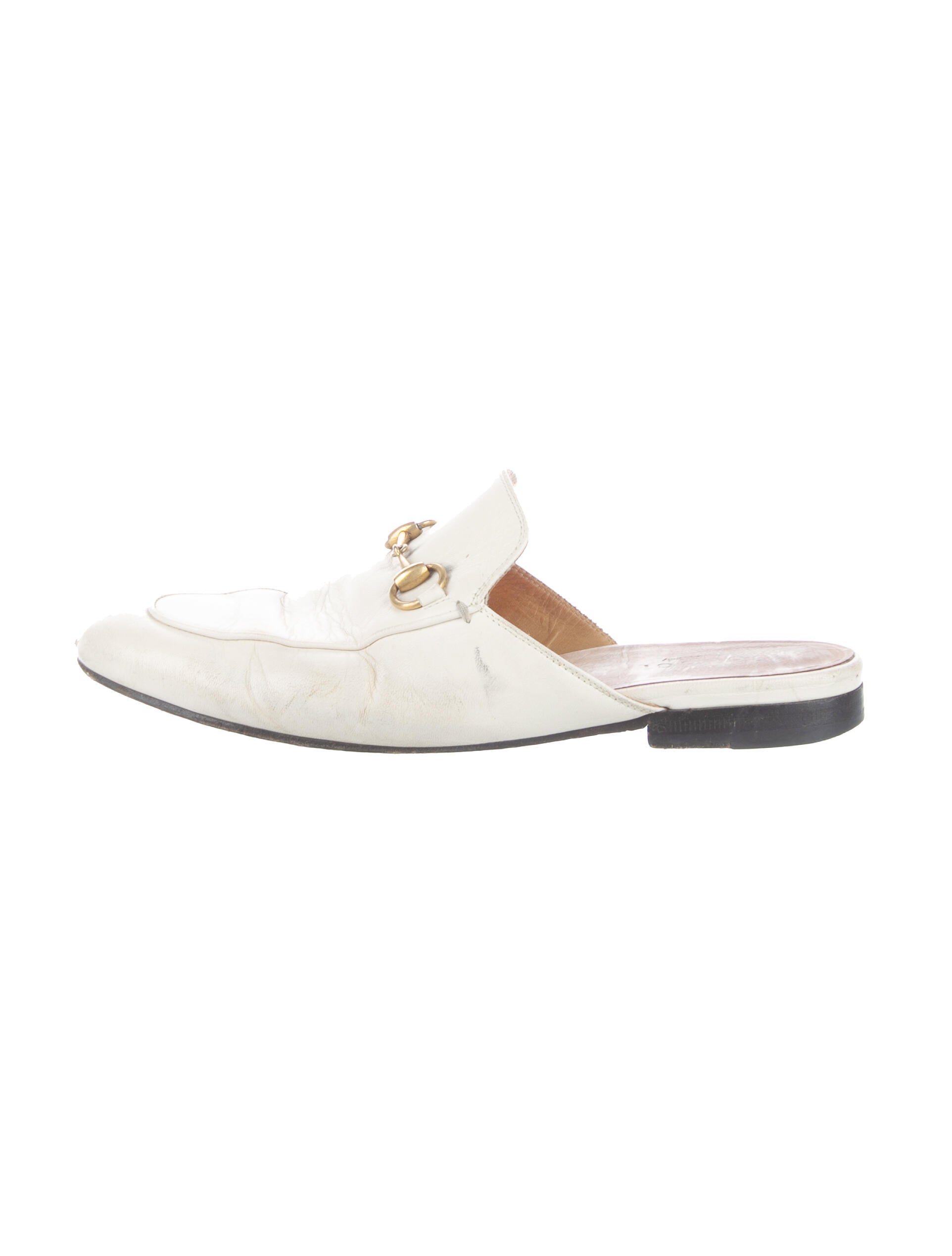 Gucci Horsebit Accent Leather Mules