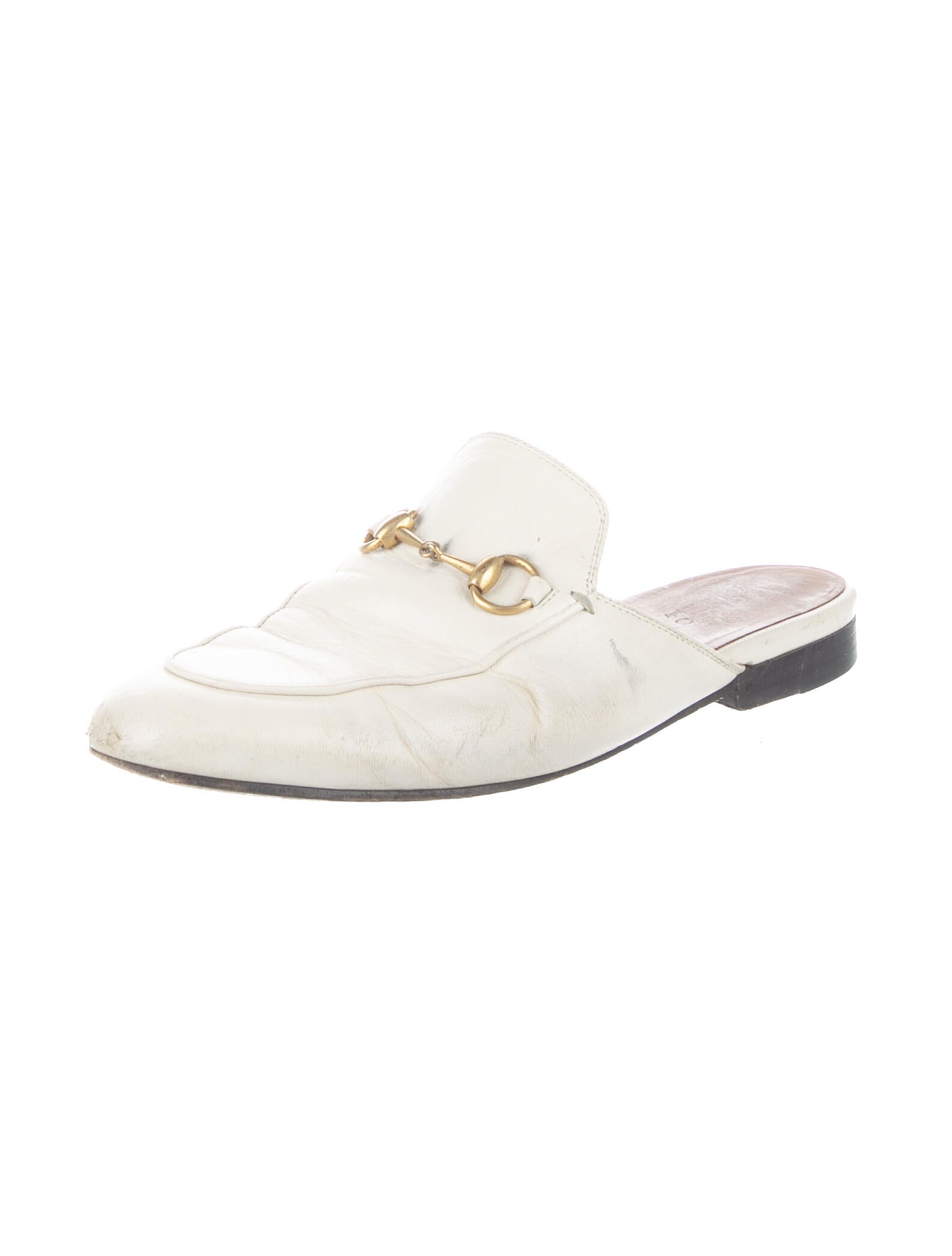 Gucci Horsebit Accent Leather Mules