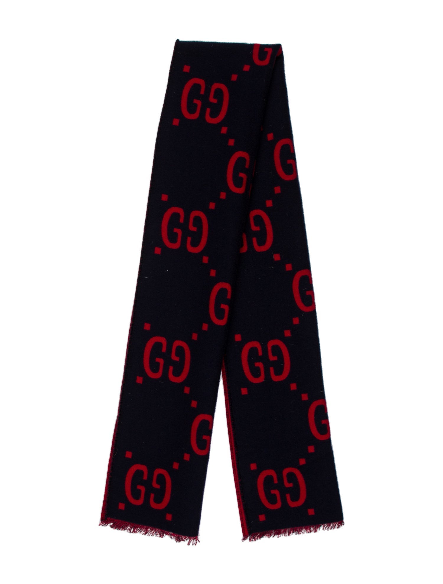 Gucci Wool Printed Scarf