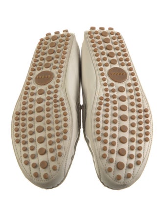 Gucci Web Accent Leather Drivers