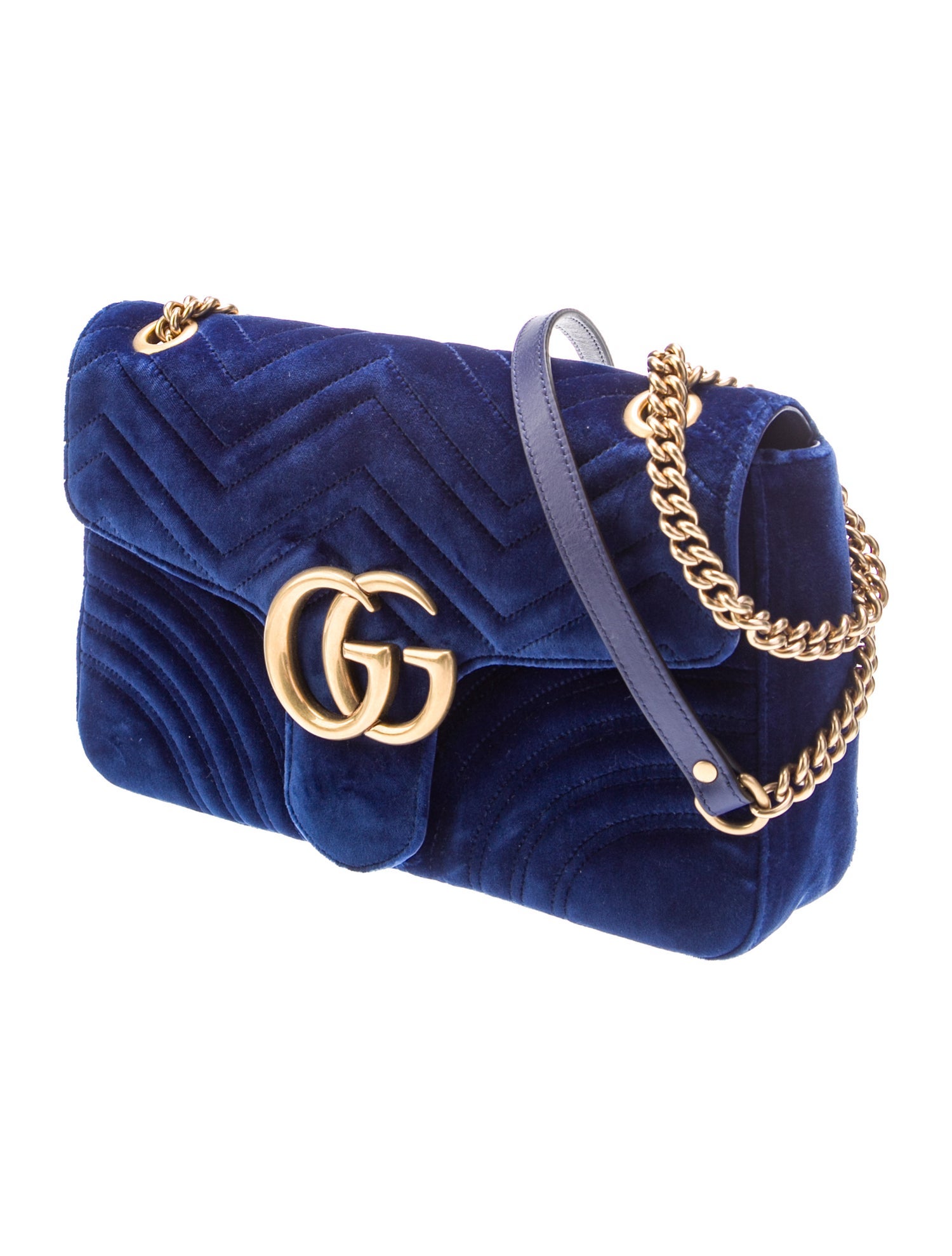 Gucci Velvet Shoulder Bag