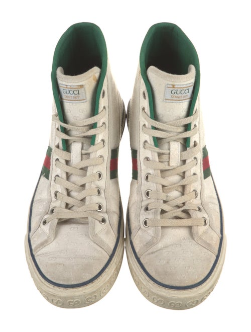 Gucci Web Accent Canvas Sneakers
