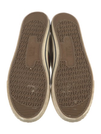 Gucci Web Accent Canvas Sneakers