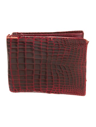 Gucci Bi-Fold wallet Crocodile Wallet