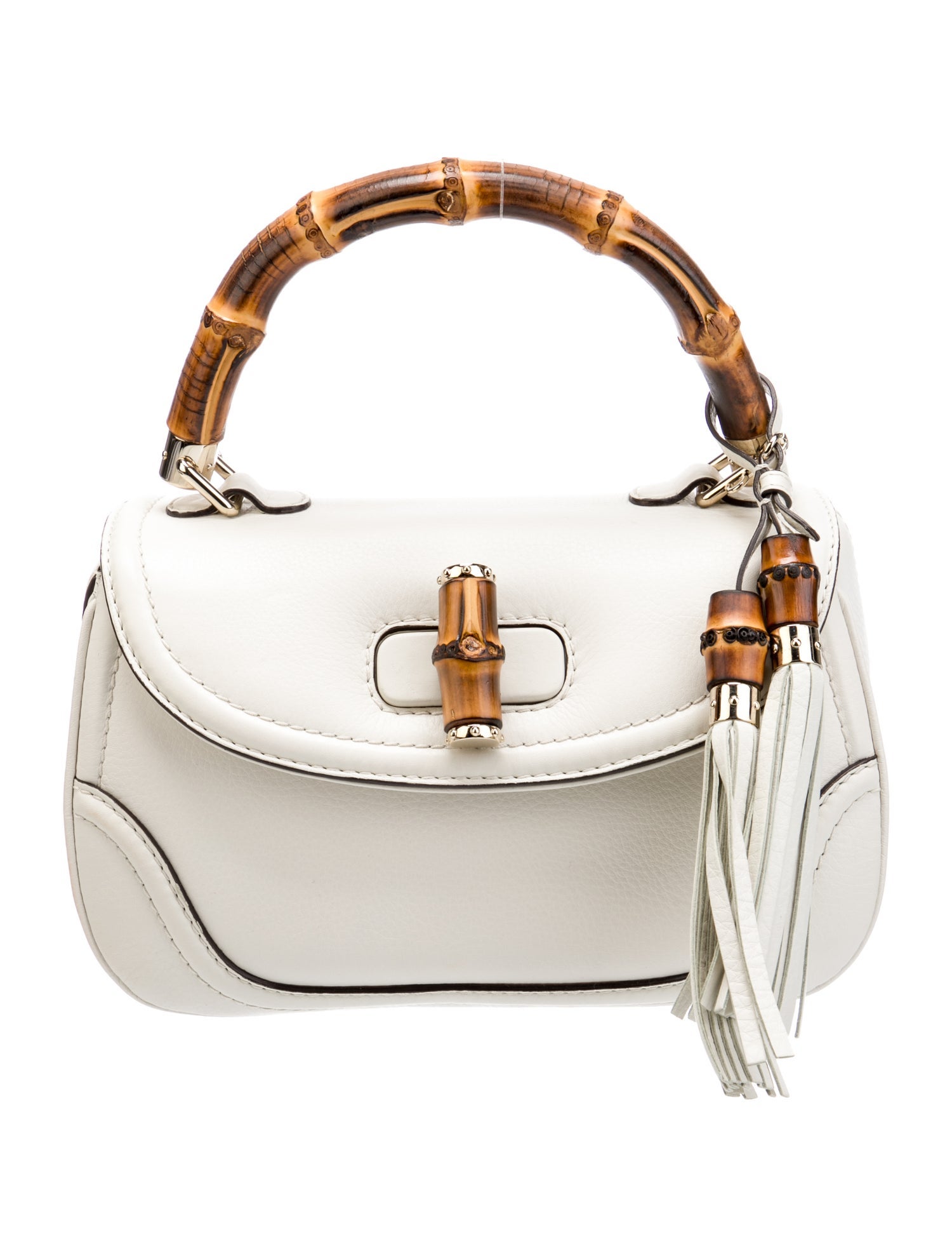Gucci Bamboo 1947 nano bag in black leather | GUCCI® US