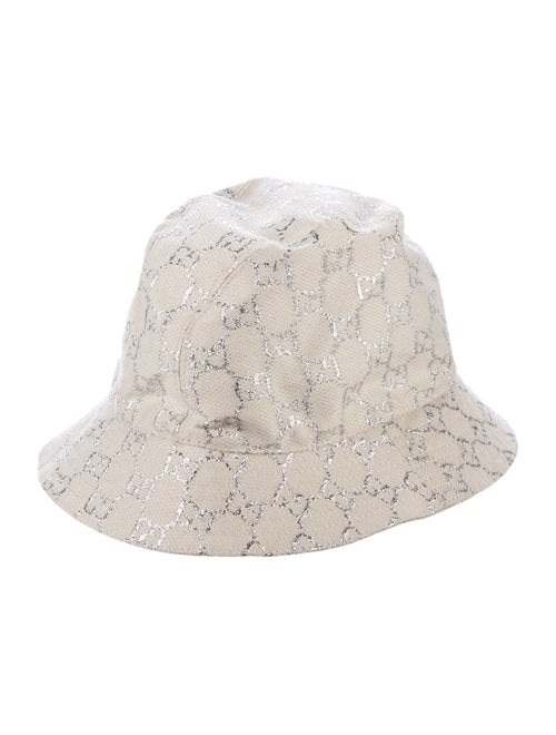Gucci Metallic GG Logo Bucket Hat