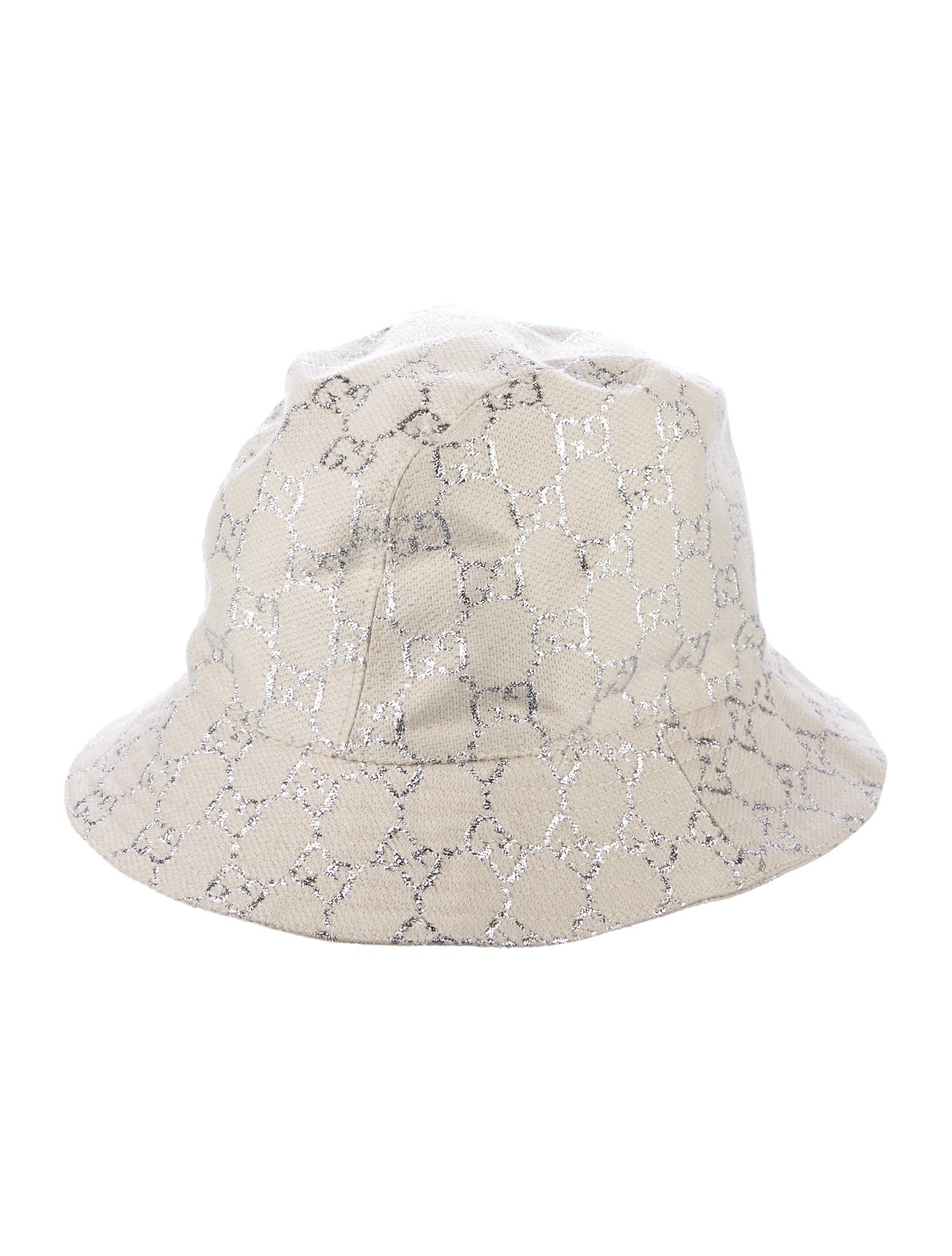 Gucci Metallic GG Logo Bucket Hat