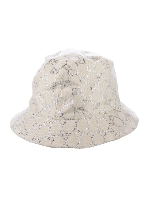 Gucci Metallic GG Logo Bucket Hat