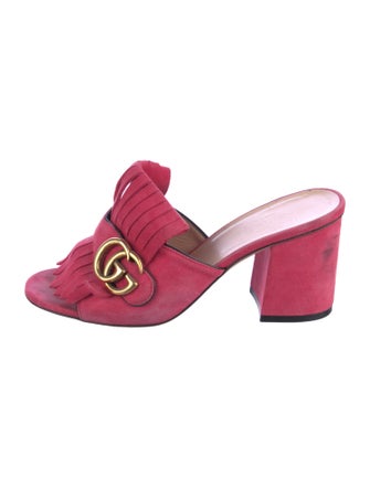 Gucci Suede Slides