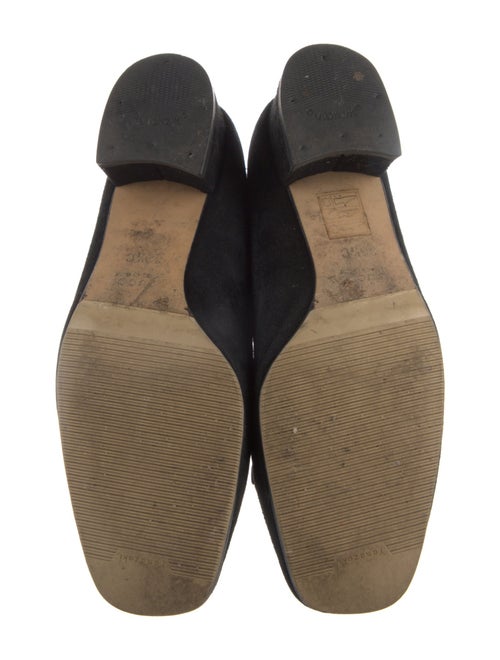 Gucci Horsebit Accent Suede Pumps