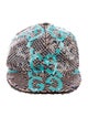 Gucci Sequins Pattern Print Baseball Cap