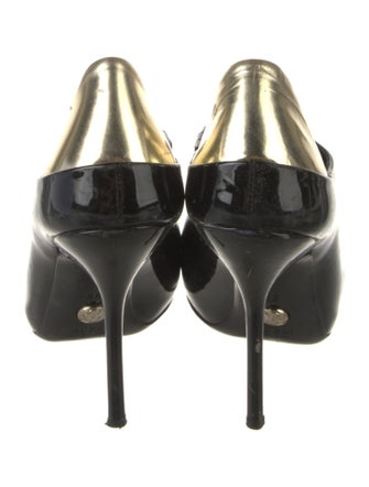 Gucci Patent Leather Mules