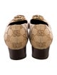 Gucci Canvas Printed Pumps
