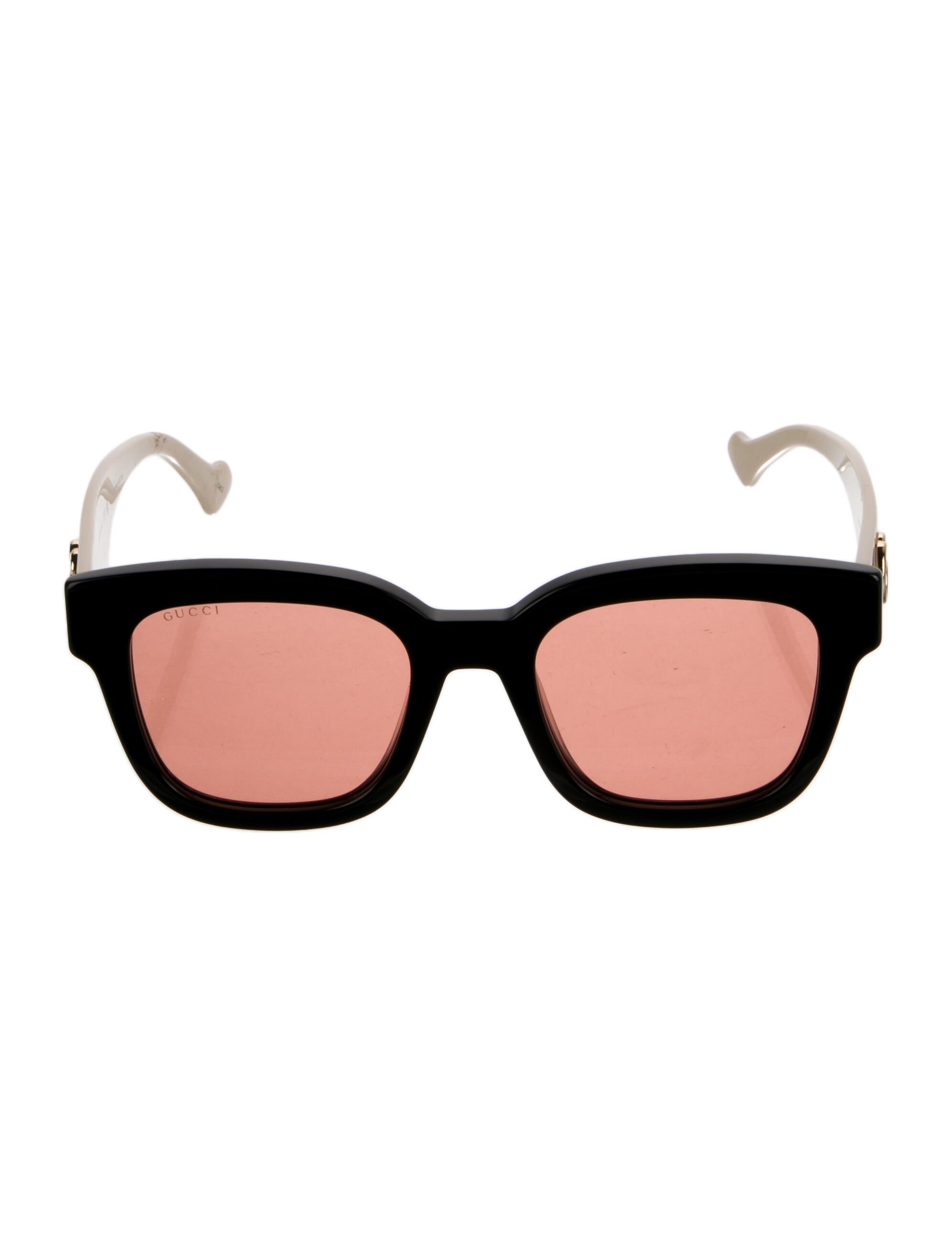 Gucci Double G Logo Square Sunglasses