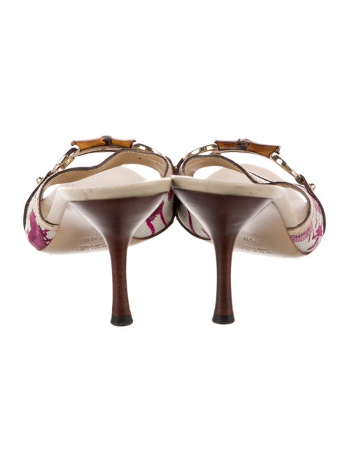 Gucci Canvas Floral Print Slides