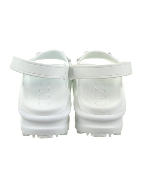 Gucci Rubber Slingback Sandals