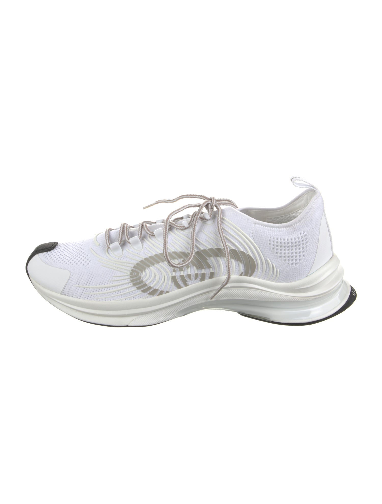 Gucci Mesh Printed Athletic Sneakers