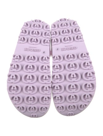 Gucci Rubber Slingback Sandals