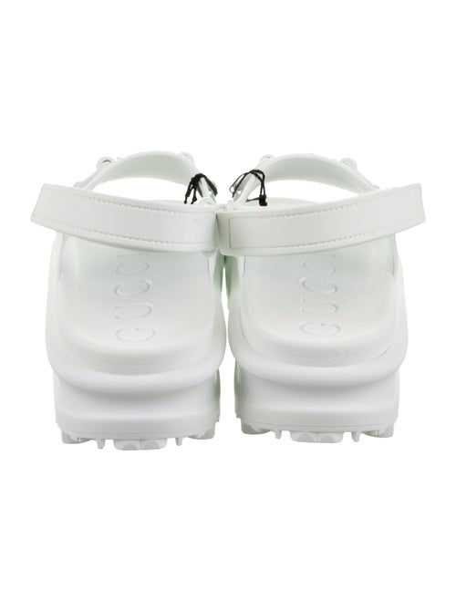 Gucci Rubber Slingback Sandals