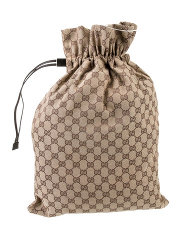 Gucci Clutches GG Canvas Bucket Bag Vintage