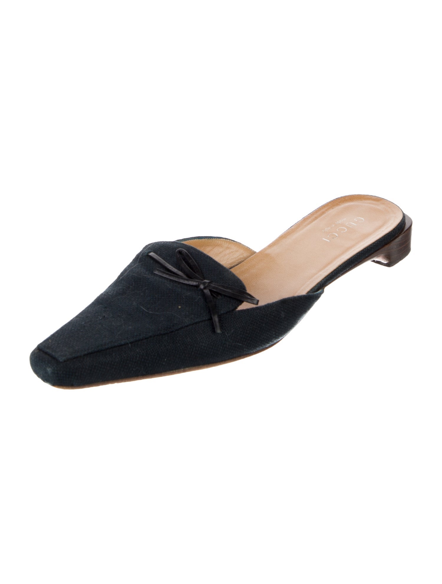 Gucci Canvas Mules