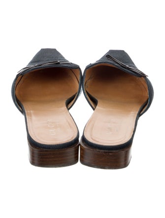 Gucci Canvas Mules