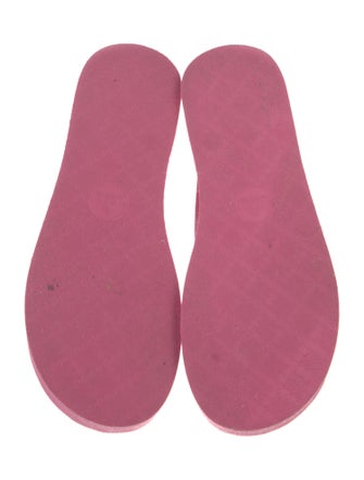 Gucci Double G Logo Rubber Flip Flops