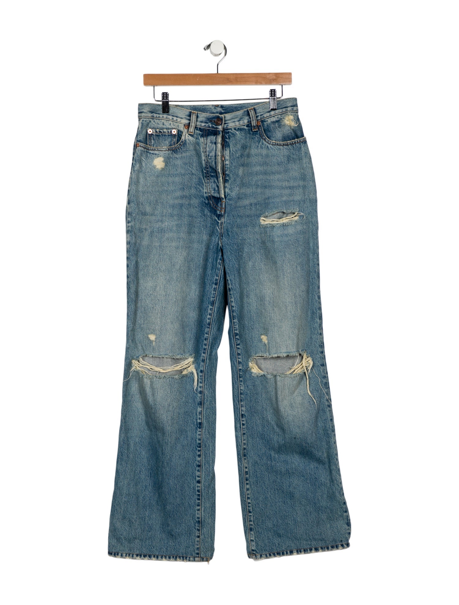Gucci High-Rise Wide Leg Jeans
