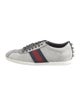 Gucci Sylvie Web Accent Glitter Sneakers