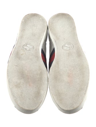 Gucci Sylvie Web Accent Glitter Sneakers