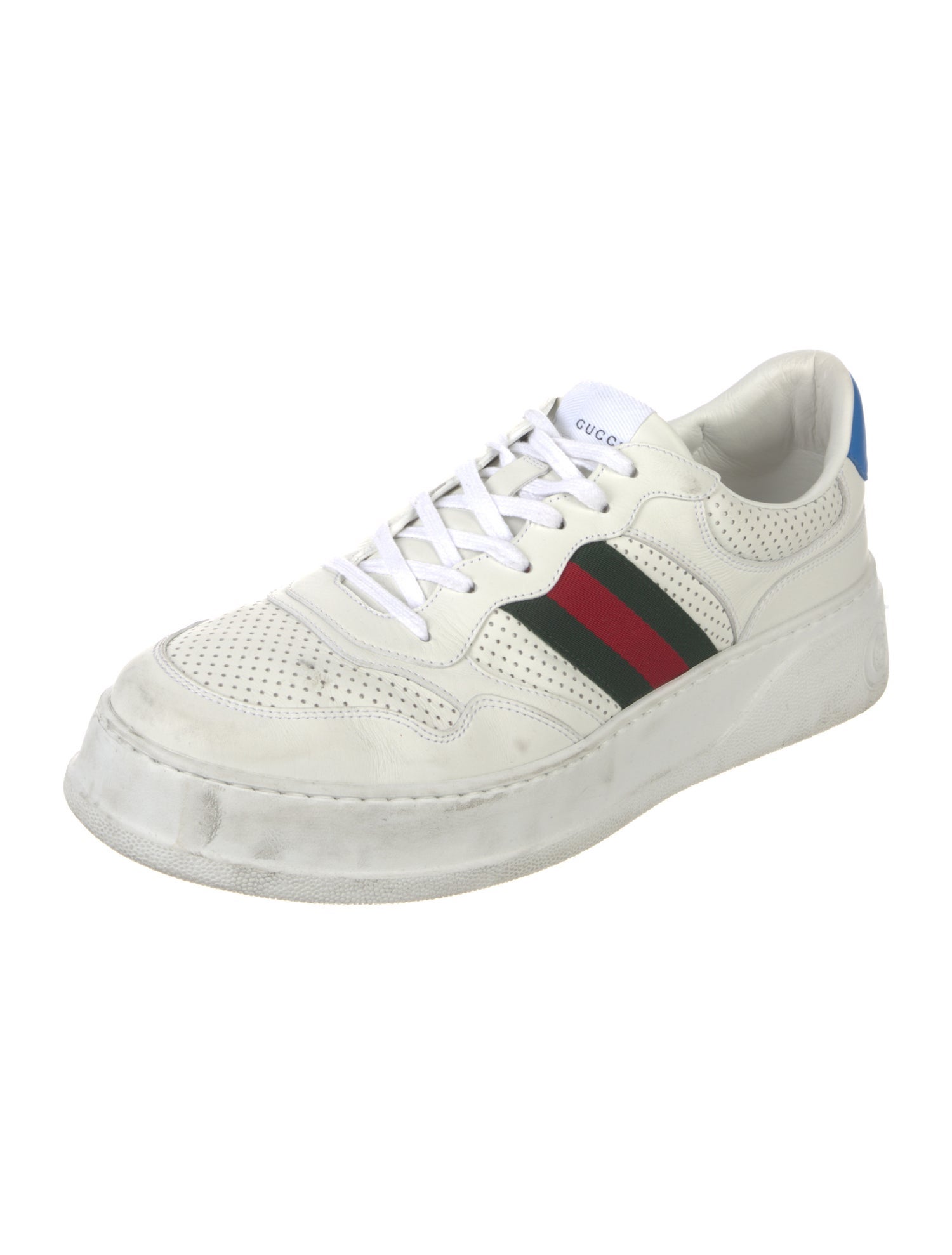 Gucci Leather Printed Sneakers