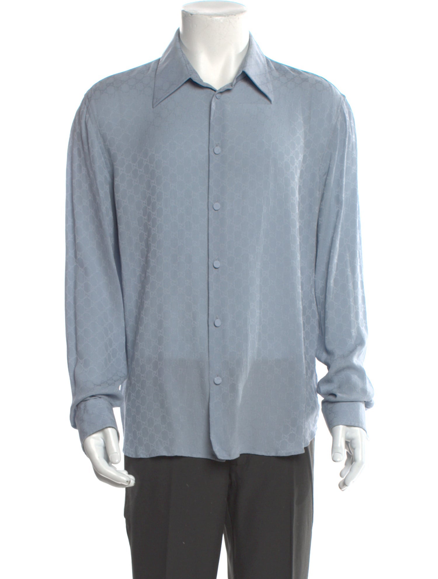 Gucci 2023 GG Jacquard Dress Shirt