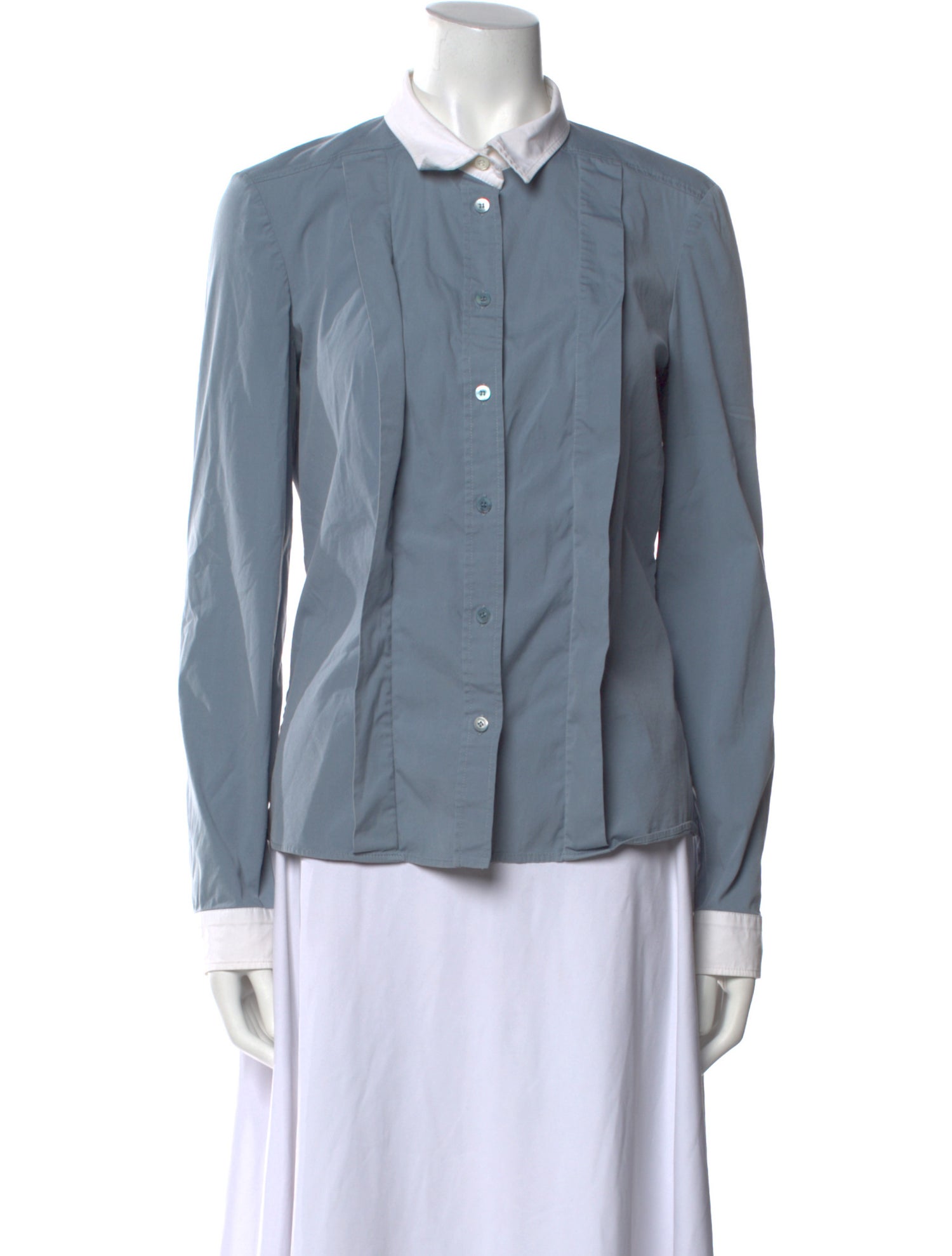 Gucci 2008 Long Sleeve Button-Up Top