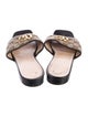 Gucci Canvas Printed Slides