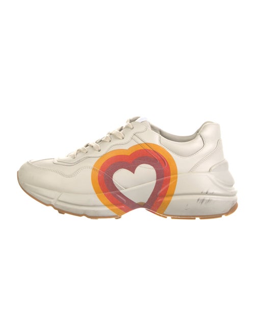 Gucci Leather Printed Chunky Sneakers