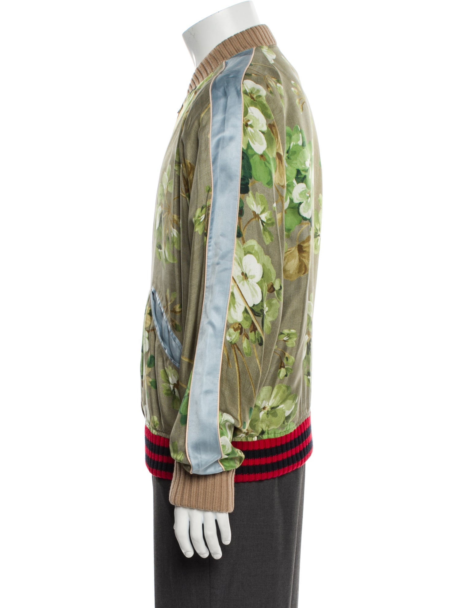 Gucci 2015 Blooms Print Bomber Jacket