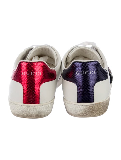Gucci Sylvie Web Accent Leather Sneakers