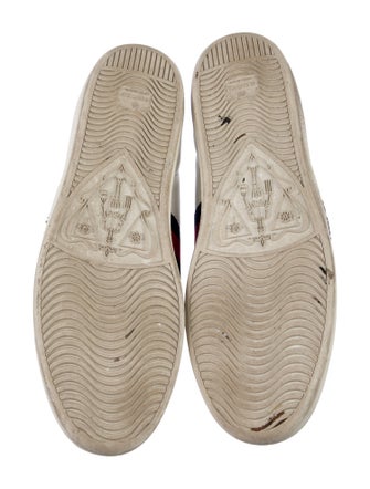 Gucci Sylvie Web Accent Leather Sneakers