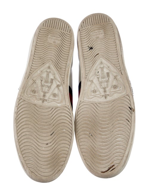 Gucci Sylvie Web Accent Leather Sneakers