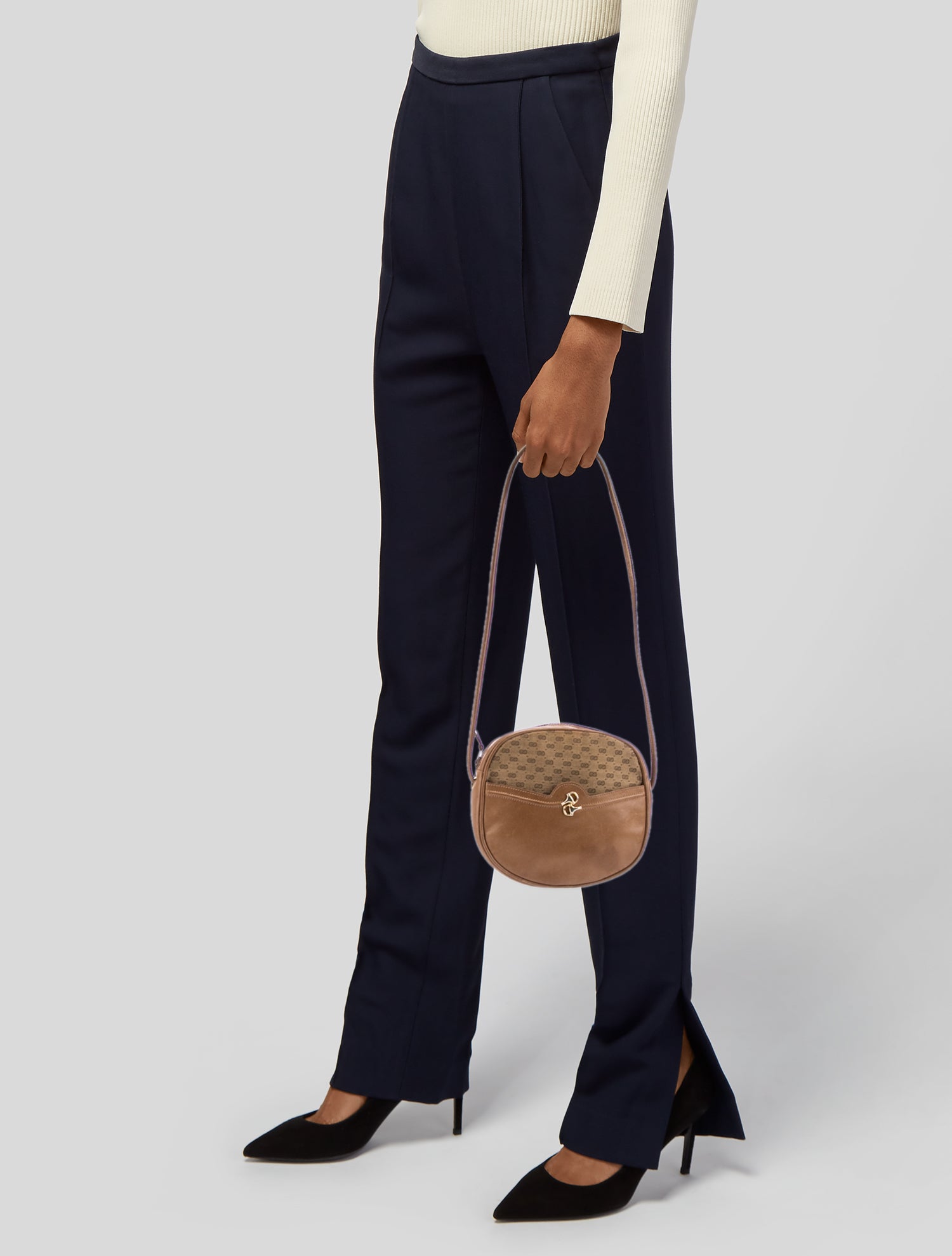 Gucci Hasler Horsebit Shoulder Bag Vintage