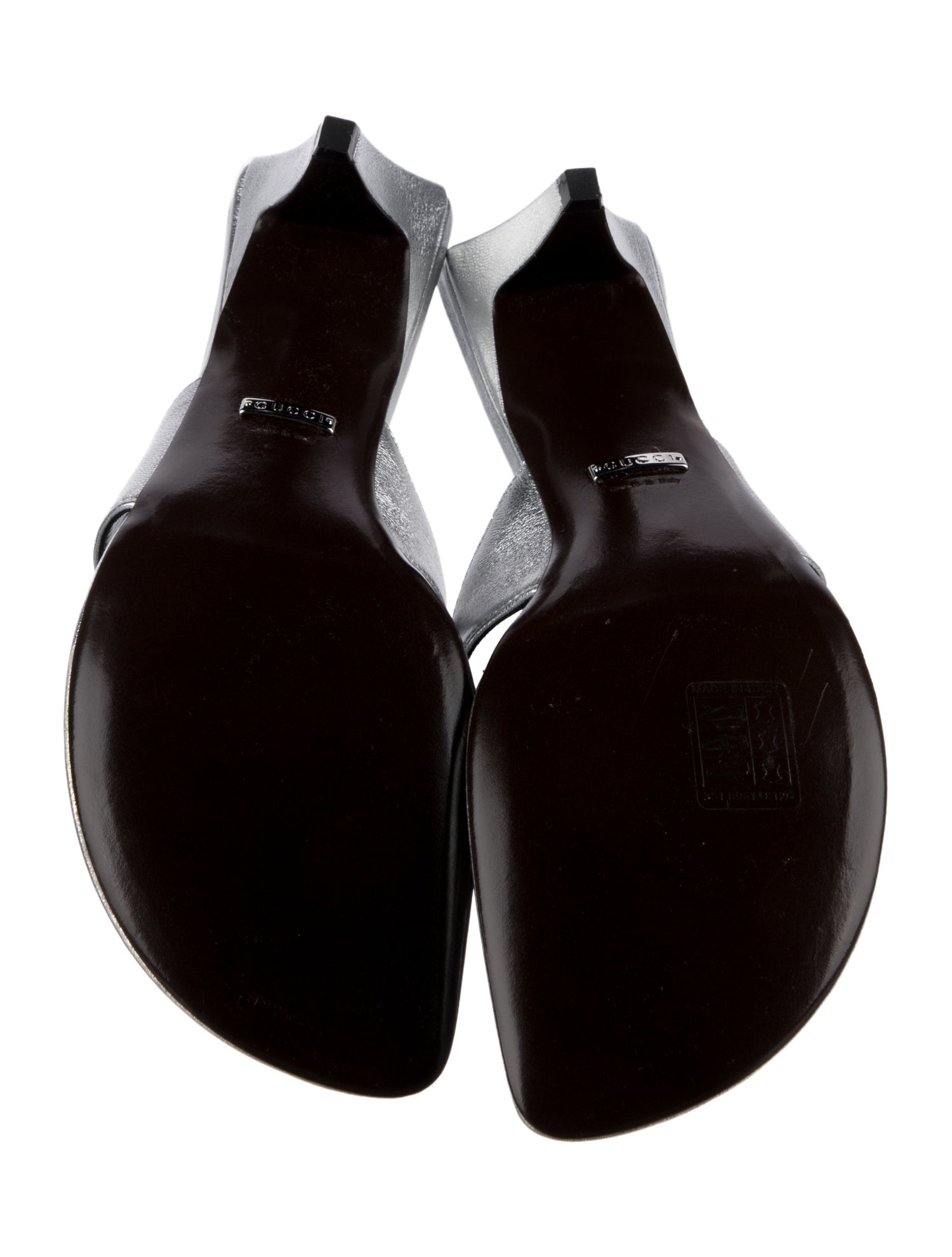 Gucci Leather Slides